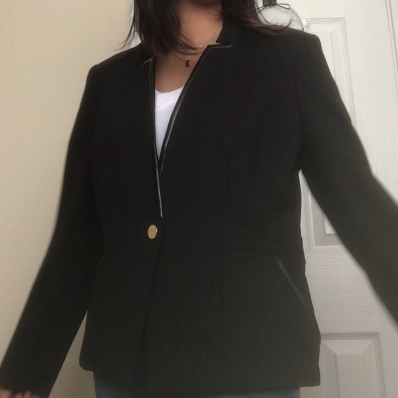 Anne Klein Black Semi-Formal/Formal Blazer Coat w/ pockets!! - Picture 6 of 9